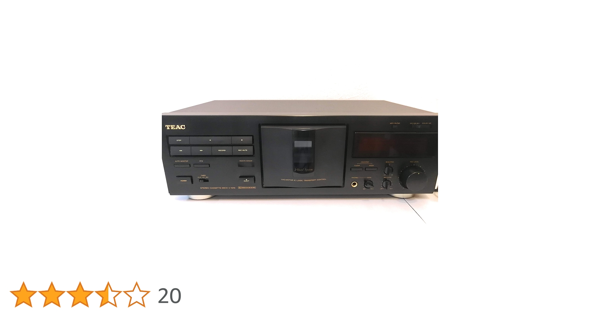 た*が様 TEAC ティアック V-1010 3ヘッド カセットデッキ Amazon.co.jp: TEAC ティアック V-1010 3ヘッド カセットデッキ